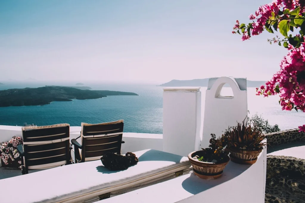 view of the ocean greece